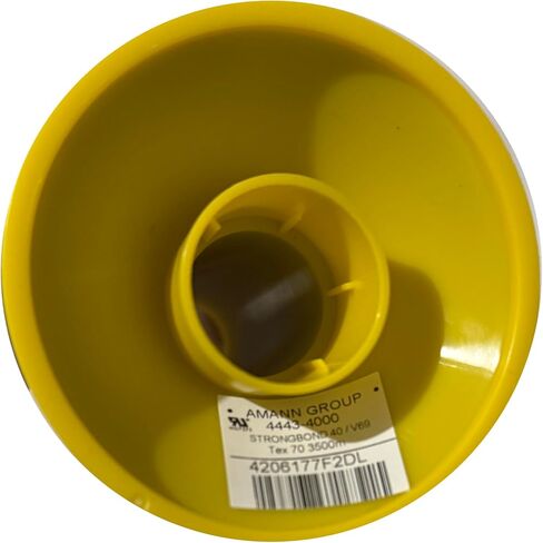AMANN Strongbond 40 / V69 THEWERDING ROLIDED THELD - TEX 70 TEX HUCKIGHT الخياطة للجلد ، المفروشات ، القماش والحقائب - 3827 ياردة (3500 متر) ، أسود - عالي القوة ودائم in Saudi Arabia