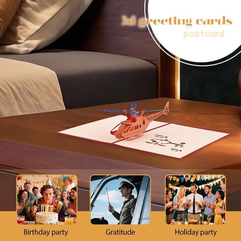 Airplane Pop up Card for Airline Pilot Birthday Gift Card for Friends Husband Dad Pilot Retirement Gift for Men Uncle Aviation Lover Birthday Cards for Women Men Daughter Son Nephew Airplane Card in Saudi Arabia