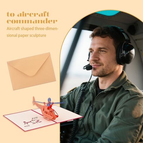 Airplane Pop up Card for Airline Pilot Birthday Gift Card for Friends Husband Dad Pilot Retirement Gift for Men Uncle Aviation Lover Birthday Cards for Women Men Daughter Son Nephew Airplane Card in Saudi Arabia