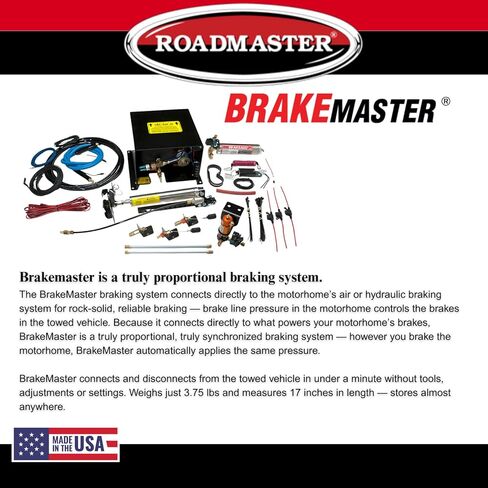ROADMASTER 9160 BrakeMaster نظام فرملة السيارة المقطوعة المتناسبة للمنازل المتنقلة ذات الفرامل الهيدروليكية بالهواء أو الهواء in Kuwait