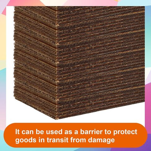 200 Pcs 5 x 7 Inch Corrugated Cardboard Sheets for Mailers 2 mm Thickness Flat Pack Insert Shipping Mail Cardboard Divider Backs and Crafts Arts and Crafts Supplies Dividers DIY Projects in Saudi Arabia