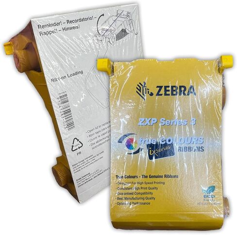 Zebra 800033-347 YMCKO Half Panel Color Ribbon | Compatible with Zebra ZXP Series 3 ID Card Printer | 400 Image Capacity in Saudi Arabia