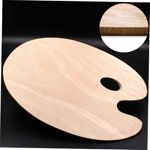 Wood Oil Painting Pigment Palette Mixing Board Pigment Mixing Tray for Artists Students in Saudi Arabia