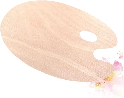 Eco-Friendly Wood Oil Painting Palette Pigment Mixing Tray Art Paint Board for Students Hobbyists in Saudi Arabia