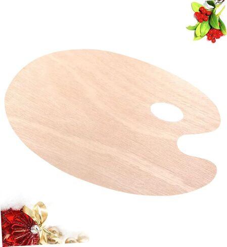Eco-Friendly Wood Oil Painting Palette Pigment Mixing Tray Art Paint Board for Students Hobbyists in Saudi Arabia