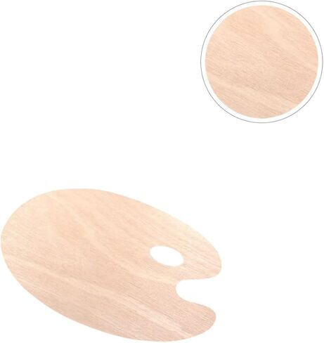 Eco-Friendly Wood Oil Painting Palette Pigment Mixing Tray Art Paint Board for Students Hobbyists in Saudi Arabia