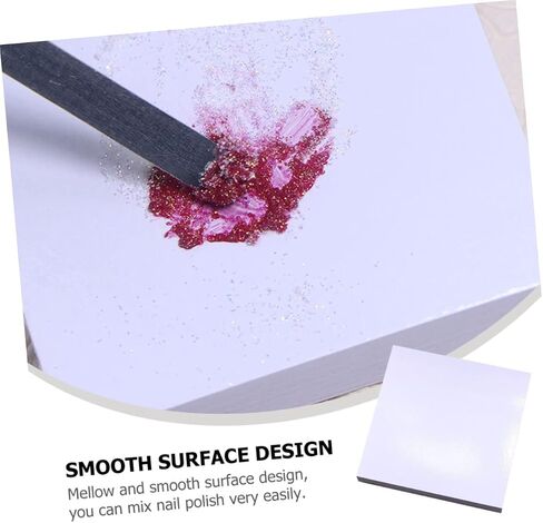 100pcs Nail Polish Gel Boards Multipurpose Nail Art Supplies Smooth Surface Disposable Easy to Use for Makeup Artist in Saudi Arabia