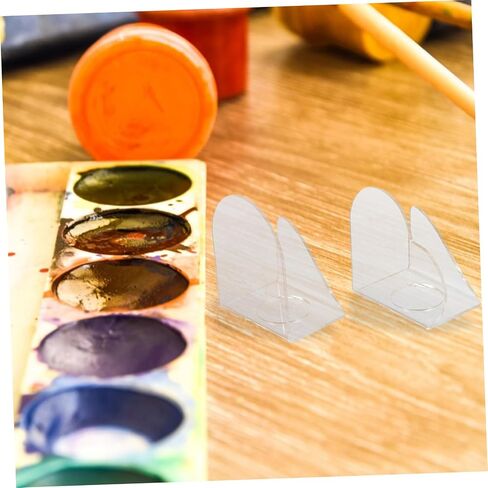 2 Pcs Acrylic Mixing Pallets Waterproof Art Paint Trays for Watercolor and Makeup for Professional Artists and DIY Projects in Saudi Arabia