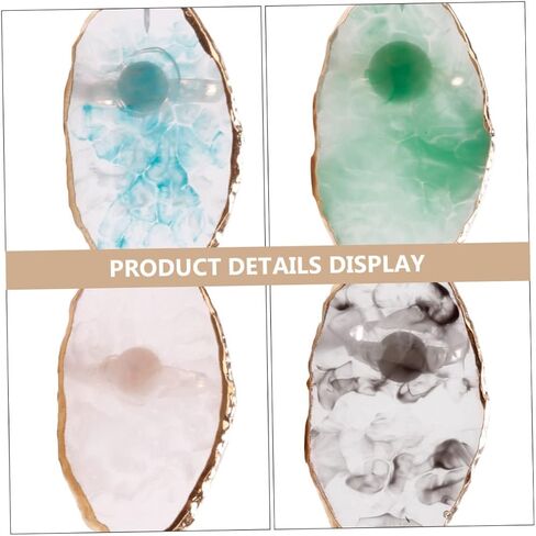 6Pcs Nail Art Palette Color Mixing Trays for Nail Painting Material Chic Design for Blending Nail Colors Lipsticks and Pigments in Saudi Arabia