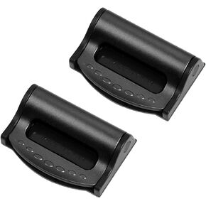 قطعتان لضبط حزام مقعد السيارة، مشابك حزام أمان قابلة للتعديل للبالغين، مشبك قفل موضعي لحزام حماية الكتف والرقبة، ملحقات داخلية للسيارة عالمية لمعظم المركبات (أسود) in Kuwait