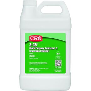 CRC 3-36 مادة تشحيم متعددة الأغراض ومانع للتآكل 03005 - 11 أونصة بالوزن، بخاخ واقي من التآكل مع قاعدة بترولية للمعدات المعدنية