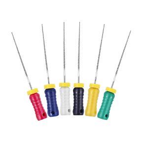 Annhua K-Files Stainless Steel Tips Root Canal Files Dental Endodontics Instrument for Removing Root Canal Wall & Dredging Root Canal (15~40# 25MM)