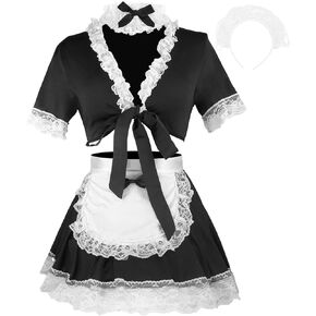 Maid Outfit Women's Exotic Costumes Perfect for Cosplay and Halloween Party Dress