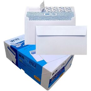 500#6 3/4 Self-Seal Security WINPAQ Envelopes, Security Tint and Pattern, Redi-Strip Closure, 24lb White Wove, 3-5/8 x 6-1/2, 500/Counts in Kuwait