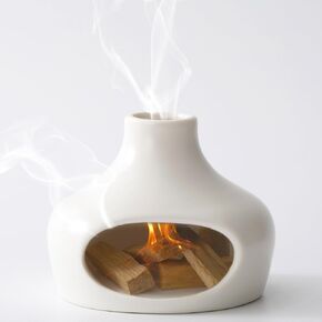 Palo Santo Holder, Handmade Ceramics Palo Santo Burner, Smudge Bowl for Meditation Yoga, Chimeneas Incense Holder, Incense Burner Zen Decor