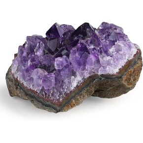 Amethyst Crystal Cluster Geode Crystals and Healing Stones Gemstones Natural Amethyst Crystal Rock Purple Protection Raw Stones Energy Balance Reiki Wicca Room Decor 1Pc 50-70g