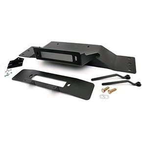 Rough Country Hidden Winch Mounting Plate (fits) 2009-2014 F150 | Recovery System | OEM Bumper Winch Mount | 1010 , Black