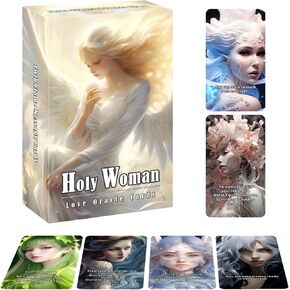 Holy Woman, Love Oracle Cards, Twin Flame Message Oracle Cards, Revealing The Hidden Truth, Desires, Darkness, and Any Divine Intervention That You May Have in Connection with, Oracle Cards