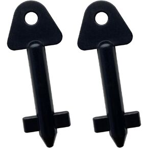 (2) KeyPower Dispenser Cross Keys for Kimberly Clark #770767,JRT Junior, in-Sight and Windows Single and Twin roll Bath Tissue dispensers (2)