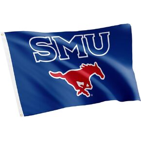 Desert Cactus Southern Methodist University Flag Mustangs SMU Flags Banners 100% Polyester Indoor Outdoor 3x5 (Style B)