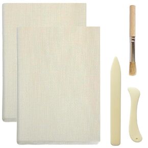 2PCS Book Binding Cloth Book Cloth Kit for Book Making Repair Cloth Material for Repairing Binding of Books(45×39 Inch)