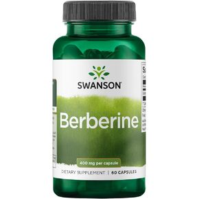 Swanson Berberine Supplement - 400 mg Each, 60 Capsules - Berberine HCl with Overall Wellness Support