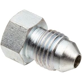 Brennan 2408-05 Steel JIC Flared Tube Fitting, Plug, 5/16"