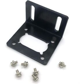 370 Mounting Bracket with Screw Worm Gear Motor Fixed Fastener DIY Parts DC Motor Holder (Single-Side Bracket)