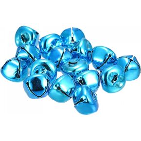 uxcell Jingle Bells, 1" 16pcs Carbon Steel Craft Bells for DIY Christmas, Light Pink