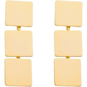 أقراط أذن مطلية بالذهب عيار 18 قيراط من أتينا للنساء | مجموعة صغيرة in Kuwait