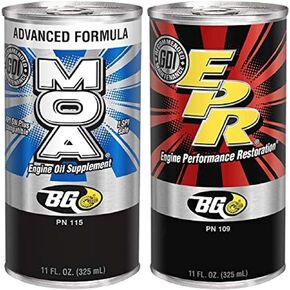 Bg Products MOA & EPR Motor Oil Additive Lubrication Supplement Engine Restore