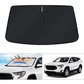 KUST Windshield Sun Shade for 2018-2023 2024 GMC Terrain Window Sunshade Sun Visor Protector Foldable Blocks UV Rays Keep Your Car Cooler