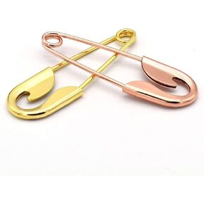 Safety Pins Skirt Shawl Large Pin Accessory Hardware Making 4" Giant Laundry Pins Jewelry Jumbo Horse Blanket Pins Handbag Pins (Rose Gold 10Pcs)