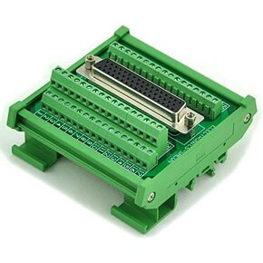 إلكترونيات-صالون D-SUB DB50 وحدة واجهة تثبيت السكك الحديدية DIN أنثى، لوحة القطع. in Kuwait