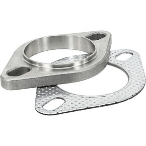 1.75 بوصة 2-بولت مجموعة توصيل شفة العادم، شفة وحشية لرؤوس العادم توربو النازل Catback الفولاذ المقاوم للصدأ 45 مم in Kuwait