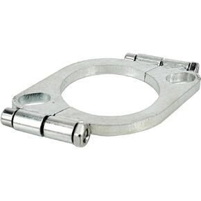 Flange, 2.5 inch Universal Flat Oval Split Flange Connection Repair Kit Low Carbon Steel Downpipe Flange Replacement Accessory