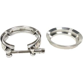 3" Flange & Clamp V-Band Kit For Borg Warner Turbo S369 SX-E S200 S300 S366