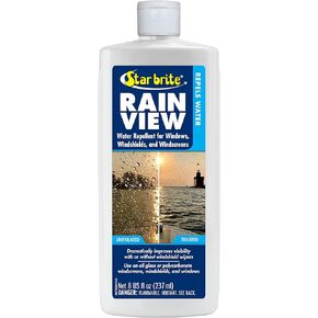 STAR BRITE Rain View Water Repellent for Glass Windshields - 8 OZ (088708)
