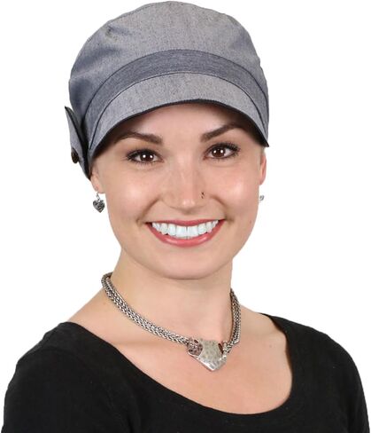 Hats Scarves & More Chemo Cap Women Newsboy Hat Summer 50+ Sun Protection Barcelona in Kuwait