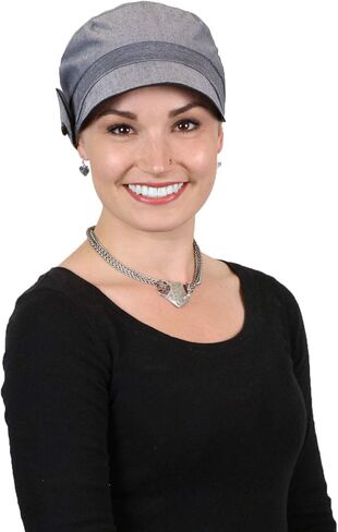 Hats Scarves & More Chemo Cap Women Newsboy Hat Summer 50+ Sun Protection Barcelona in Kuwait