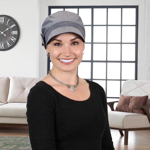 Hats Scarves & More Chemo Cap Women Newsboy Hat Summer 50+ Sun Protection Barcelona in Kuwait