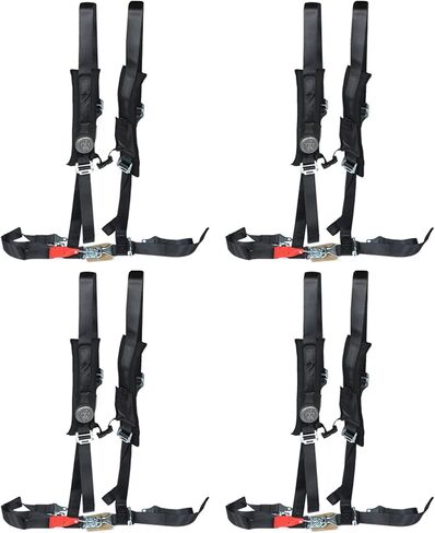 WFLNHB 4 Pack Black 4 Point Harness 2 Straps A114220 in Saudi Arabia