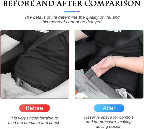 قطعتان لضبط حزام مقعد السيارة، مشابك حزام أمان قابلة للتعديل للبالغين، مشبك قفل موضعي لحزام حماية الكتف والرقبة، ملحقات داخلية للسيارة عالمية لمعظم المركبات (أسود) in Kuwait