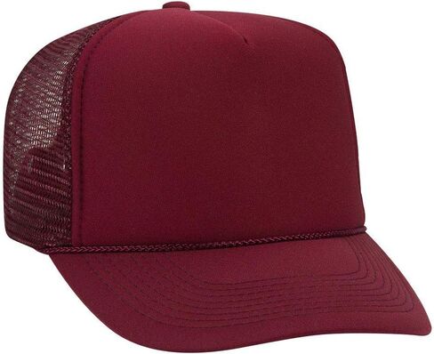 OTTO Polyester Foam Front 5 Panel High Crown Mesh Back Trucker Hat in Saudi Arabia