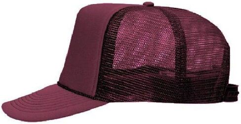 OTTO Polyester Foam Front 5 Panel High Crown Mesh Back Trucker Hat in Saudi Arabia