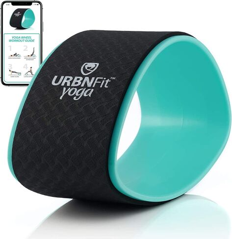 عجلة اليوغا URBNFit مصممة لوضعية عجلة اليوغا - للتمدد وزيادة المرونة (نصف) in Kuwait