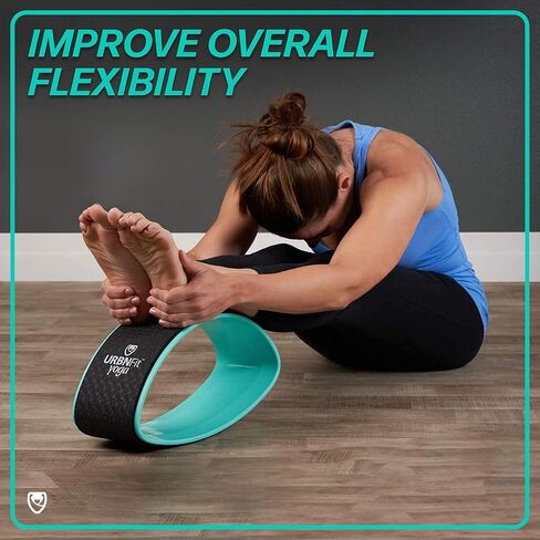 عجلة اليوغا URBNFit مصممة لوضعية عجلة اليوغا - للتمدد وزيادة المرونة (نصف) in Kuwait