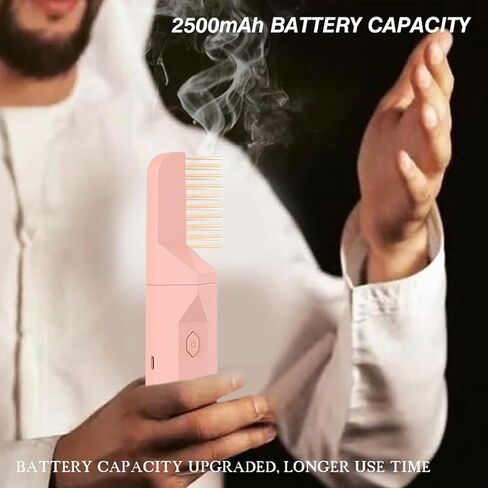 Electronic Incense Burner, Portable Arabian Rechargeable USB Incense Burner Electric Aromatherapy Machine Ramadan Muslim Incense Holder for Car and Home in Kuwait