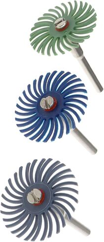 SING F LTD Set of Bristle Disc Kit with Shank 60PCS 1Inch Radial Bristle Disc Wheel Brushes Abrasive Brush Rotary Tool in Saudi Arabia