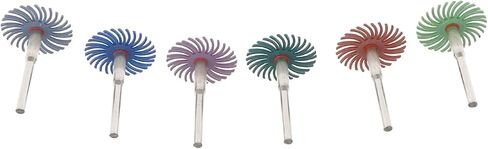 SING F LTD Set of Bristle Disc Kit with Shank 60PCS 1Inch Radial Bristle Disc Wheel Brushes Abrasive Brush Rotary Tool in Saudi Arabia